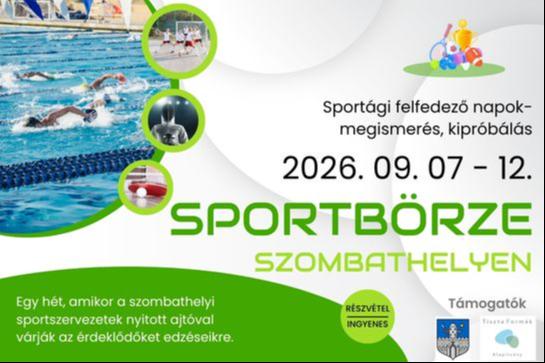 SPORTBÖRZE Szombathelyen 2026 SPORTBÖRZE Szombathelyen 2026